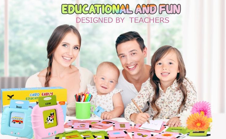 SmartTalk™ Interactive Talking Flash Cards – 224 Words Early Learning Toy