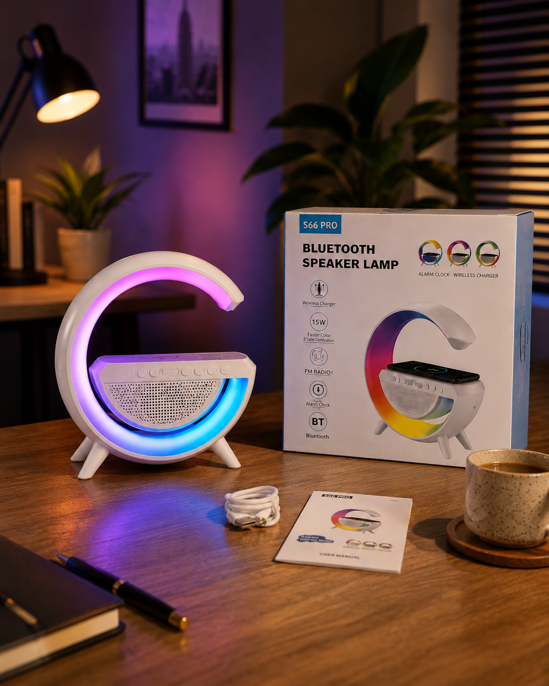 G Lamp & Bluetooth speaker