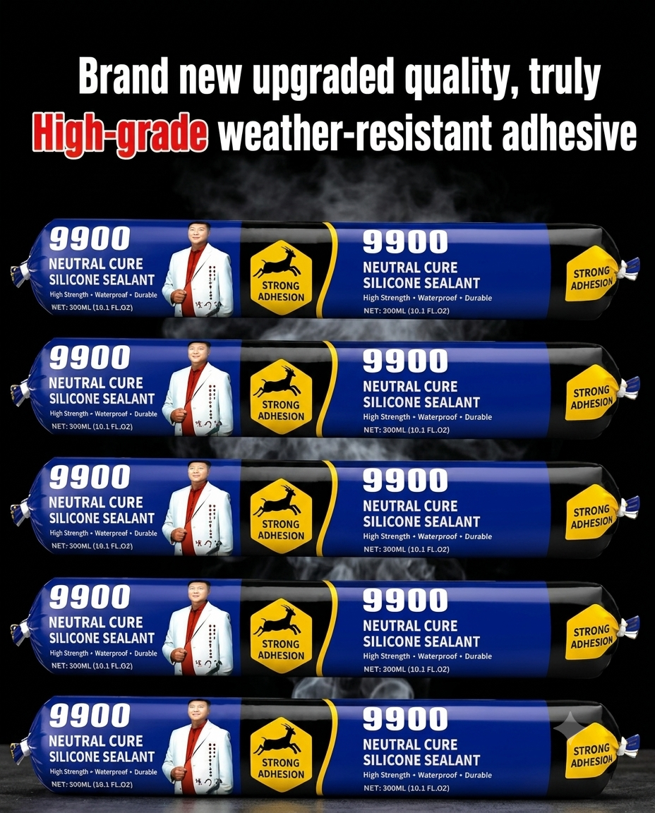 9900 Premium Silicone Sealant – Strong Waterproof & Weather Resistant