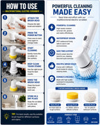 5-in-1 Electric Cleaning Brush