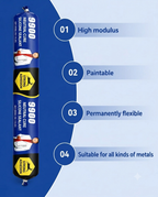 9900 Premium Silicone Sealant – Strong Waterproof & Weather Resistant
