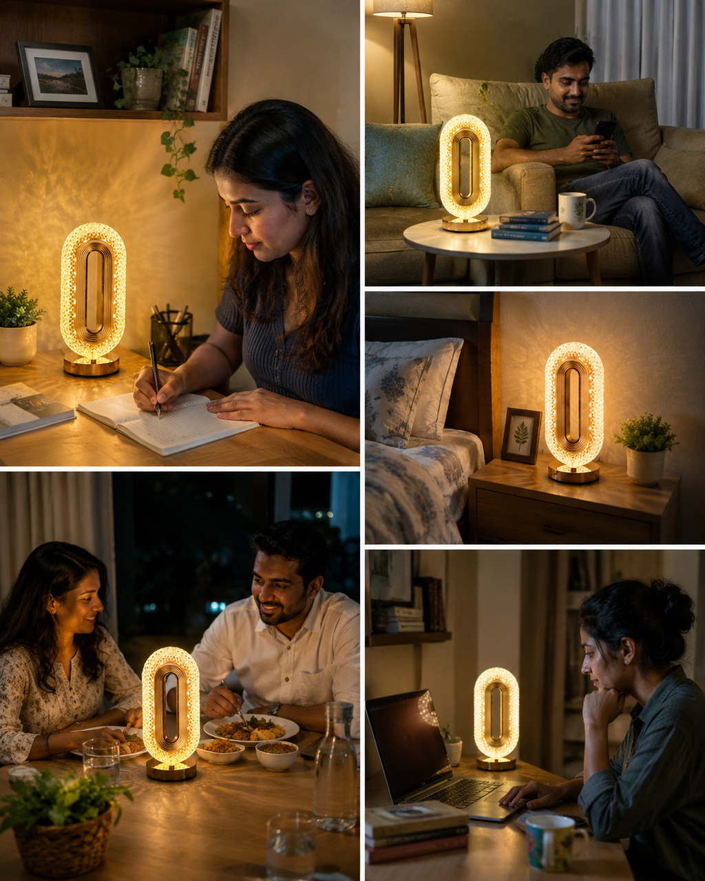 ✨ Modern Oriwex Crystal Table Lamp